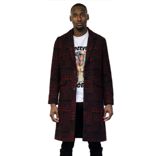 Kearny Houndstooth Wool Coat Jacket