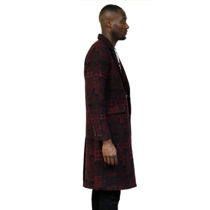 Kearny Houndstooth Wool Coat Jacket