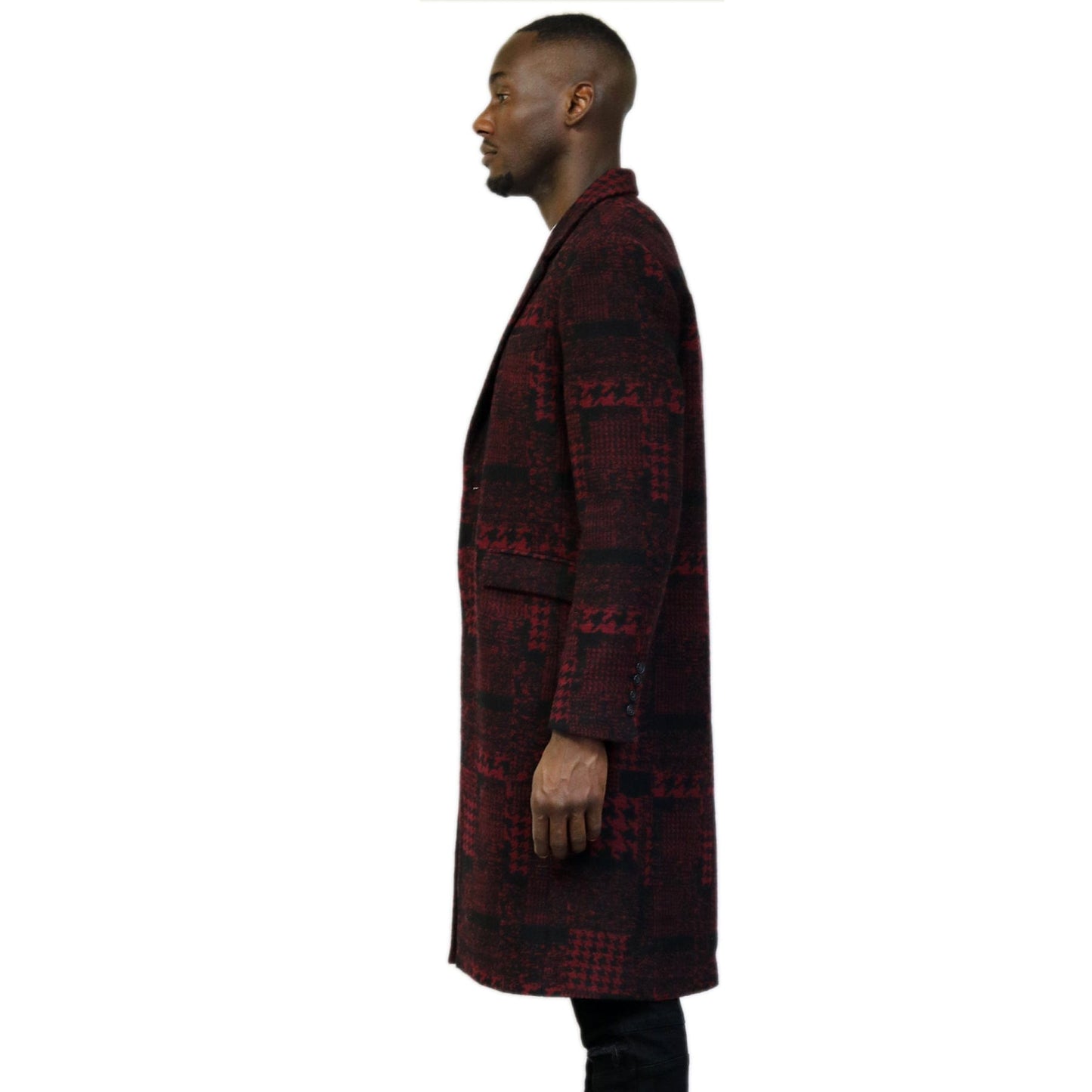 Kearny Houndstooth Wool Coat Jacket