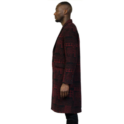 Kearny Houndstooth Wool Coat Jacket