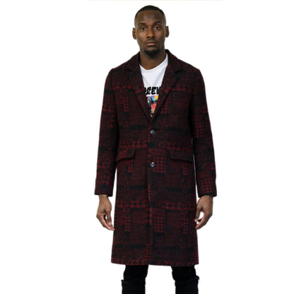 Kearny Houndstooth Wool Coat Jacket
