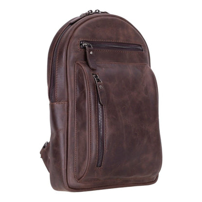 Athens Unisex Leather Cross Bag