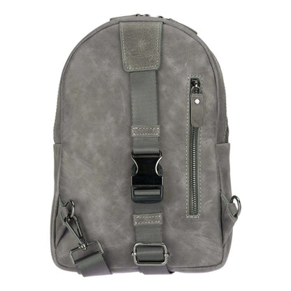 Athens Unisex Leather Cross Bag