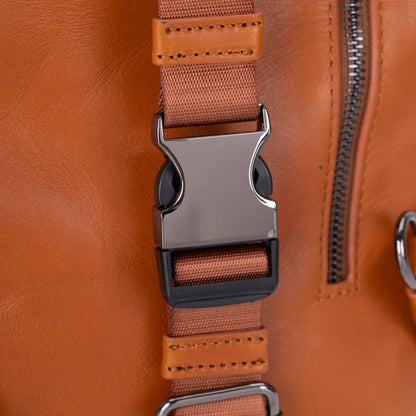 Athens Unisex Leather Cross Bag