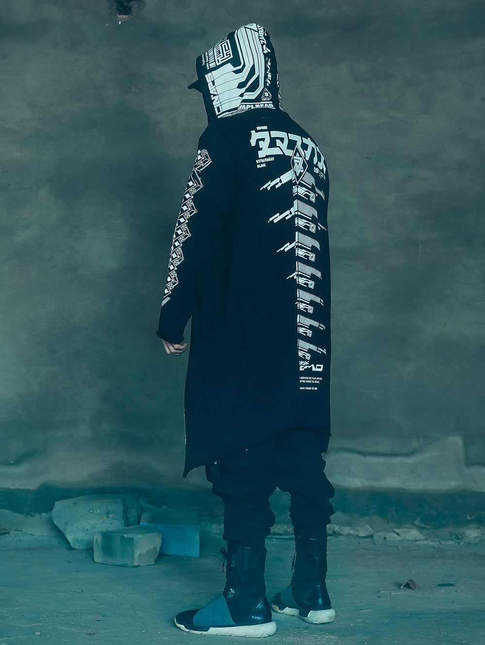 Cyber Alien Trench Coat