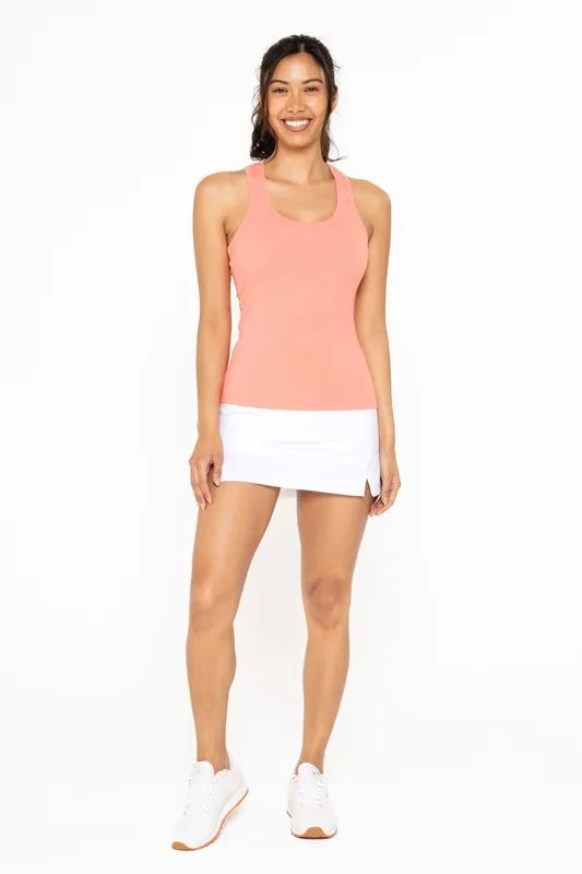 Slim Fit Scoop Neck Tank.