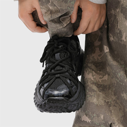Black Tire Sneakers