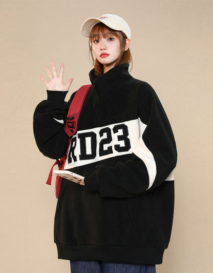 Quarter Zip Up Sweatshirt
