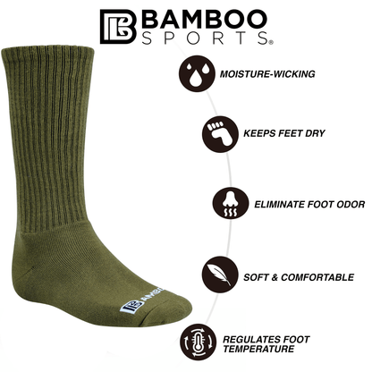 Knee high Premium Crew Socks | 2pk