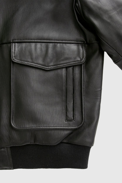 Baron Men's Lambskin Bomber Jacket