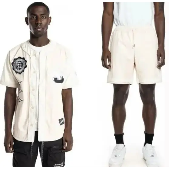 Baseball Leather Jersey and Shorts Set.