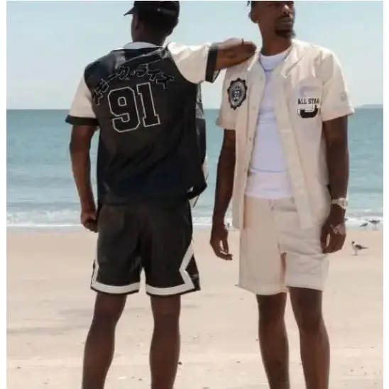 Baseball Leather Jersey and Shorts Set.