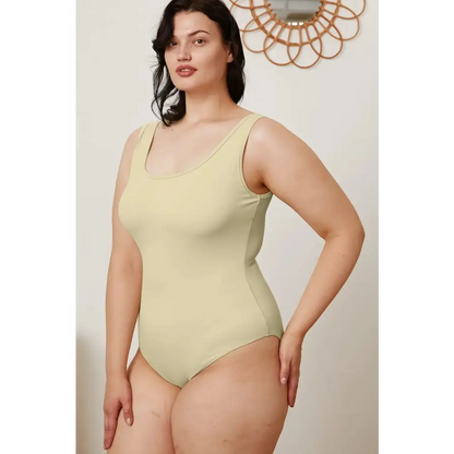 Basic Bae Full Size Square Neck Sleeveless Bodysuit.
