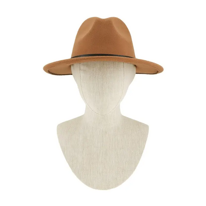 Basic Buckle Fedora Hat.