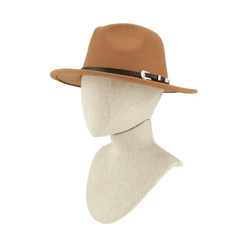 Basic Buckle Fedora Hat.