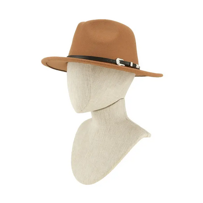 Basic Buckle Fedora Hat.