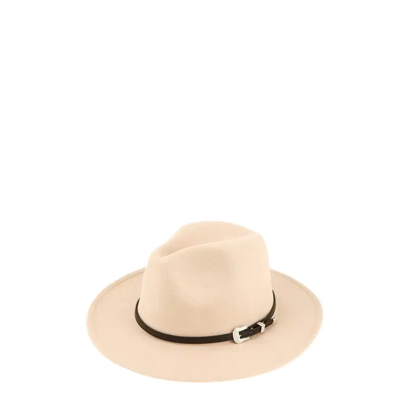 Basic Buckle Fedora Hat.