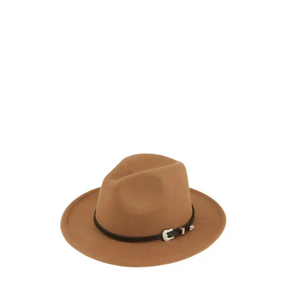 Basic Buckle Fedora Hat.