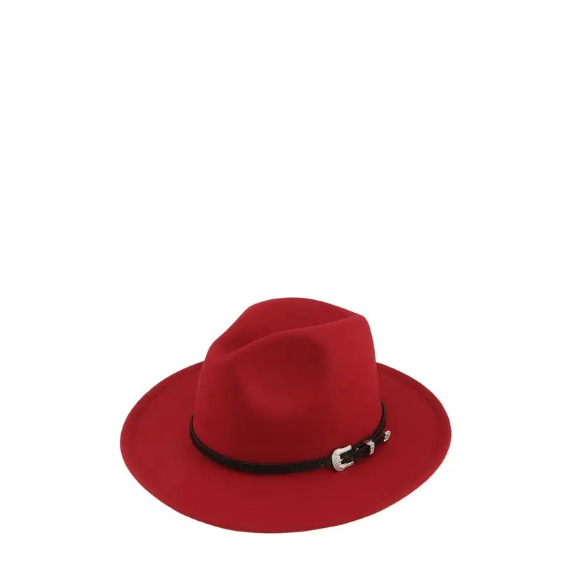 Basic Buckle Fedora Hat.
