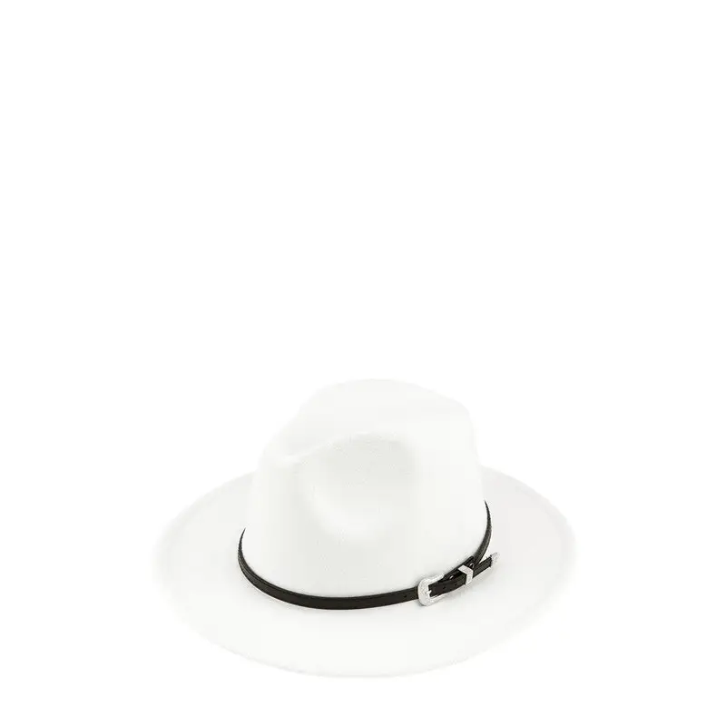 Basic Buckle Fedora Hat.