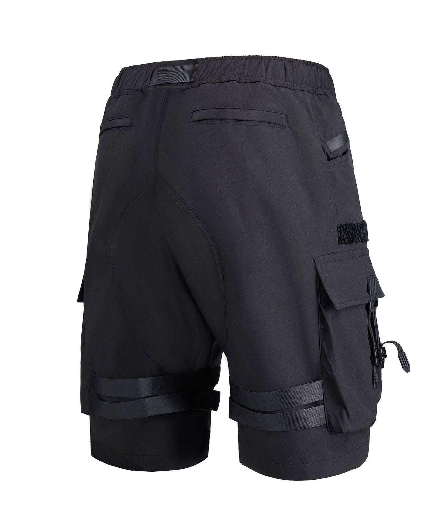 Paratrooper Matte Black Shorts
