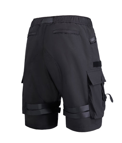 Paratrooper Matte Black Shorts