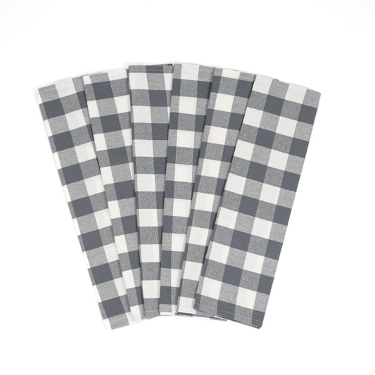 Plaid Kitchen Towels | 6PC