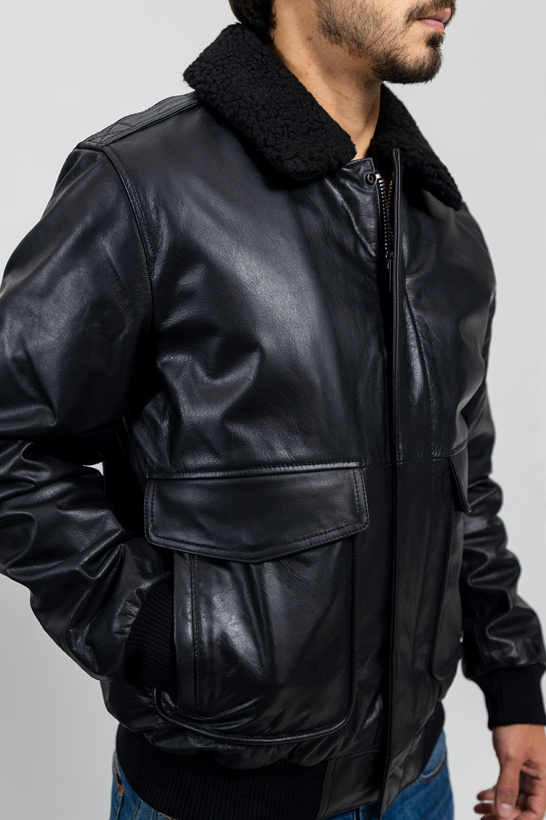 Bomber Leather Jacket