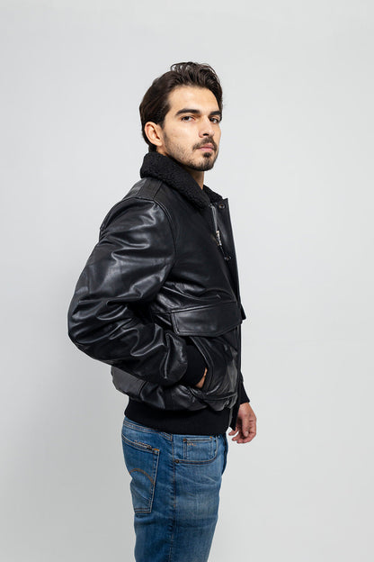 Bomber Leather Jacket