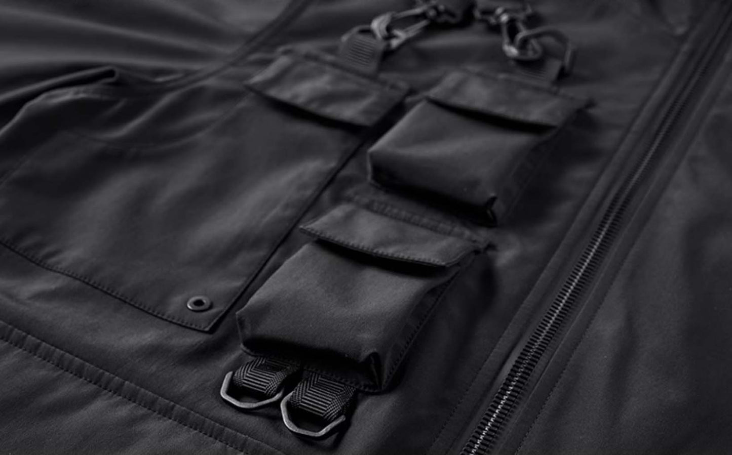 Tactical Matte Black Jacket