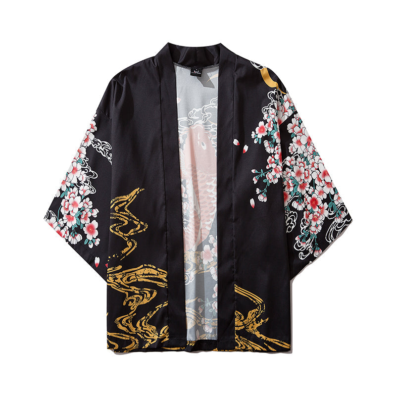 Fish in Spring Kimono
