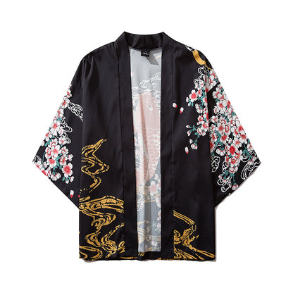 Fish in Spring Kimono