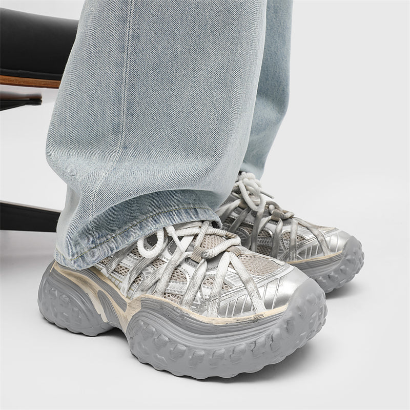 Champagne Tire Sneakers