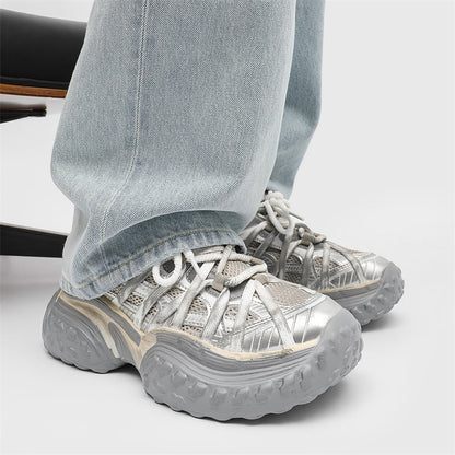 Champagne Tire Sneakers