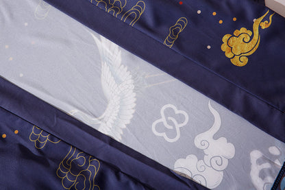 Purple Cranes Kimono