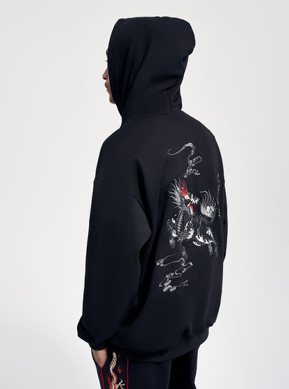 Kirin Embroidery Hoodie
