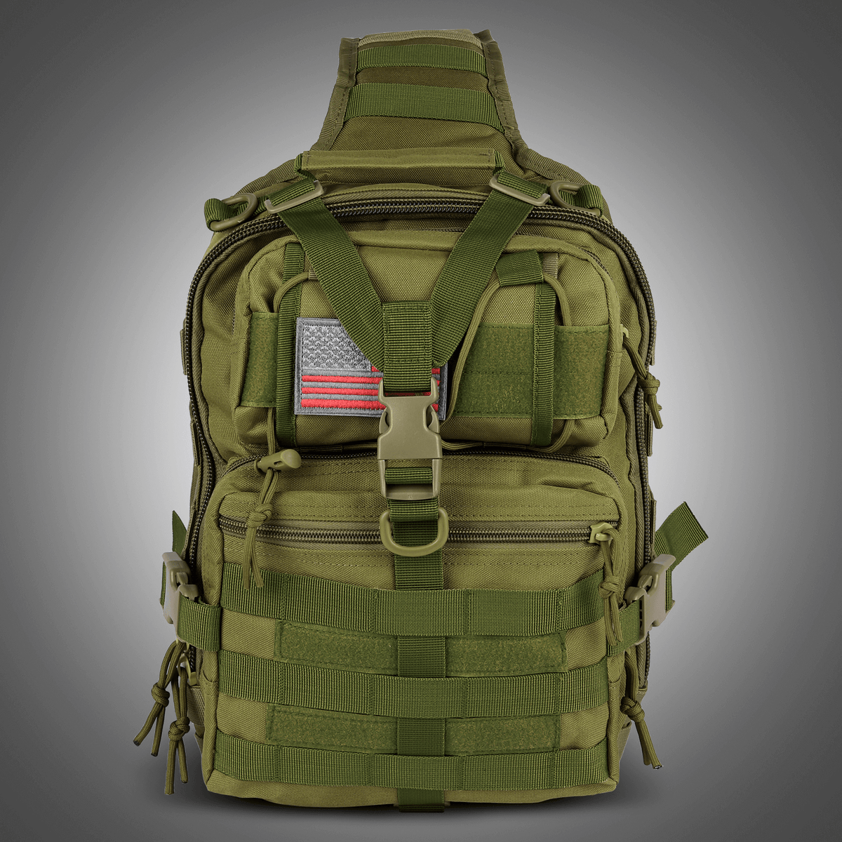 Tactical 14L Range Sling Bag Backpack with Adjustable Strap
