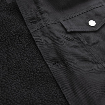 Cain Faux Shearling Twill Jacket