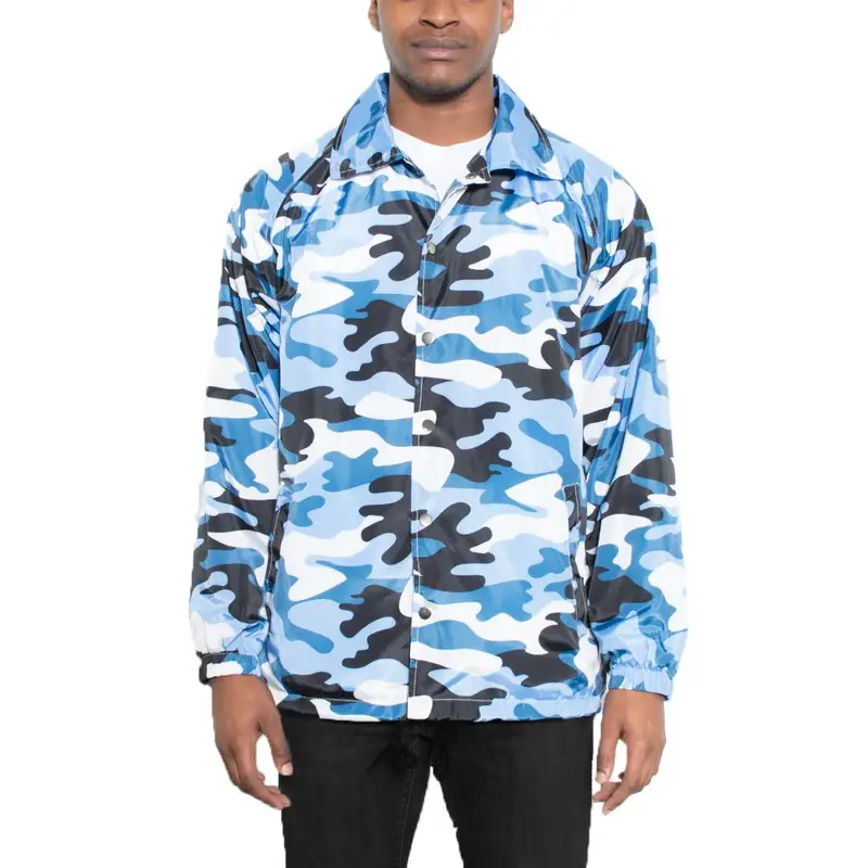 Camo Print Coach Jacket.
