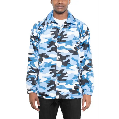 Camo Print Coach Jacket.