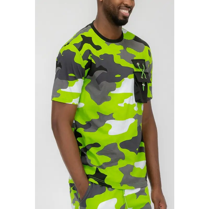 Camo Short Sleeve T-Shirt.