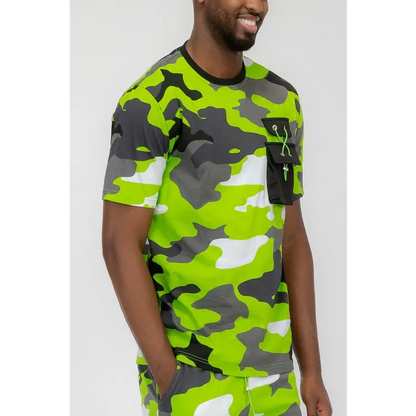 Camo Short Sleeve T-Shirt.