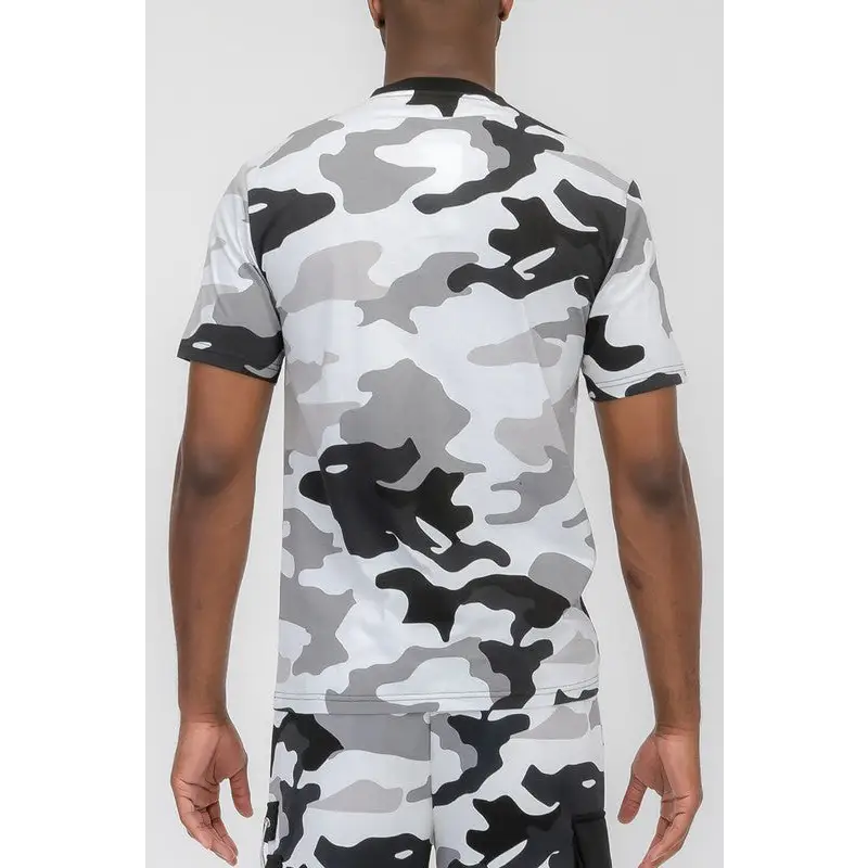 Camo Short Sleeve T-Shirt.