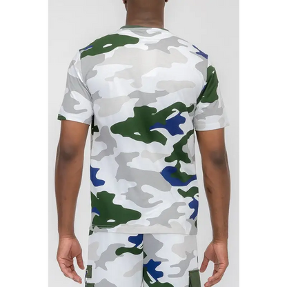 Camo Short Sleeve T-Shirt.