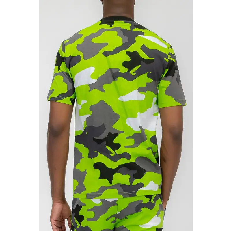 Camo Short Sleeve T-Shirt.