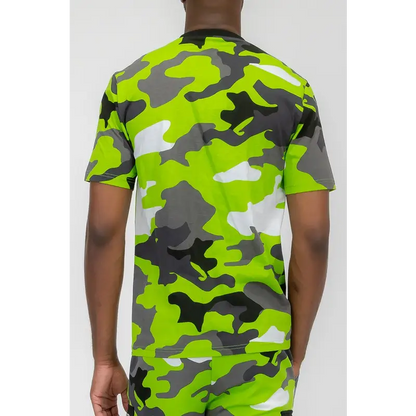 Camo Short Sleeve T-Shirt.