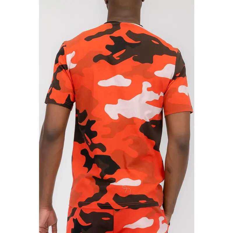 Camo Short Sleeve T-Shirt.