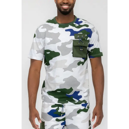 Camo Short Sleeve T-Shirt.