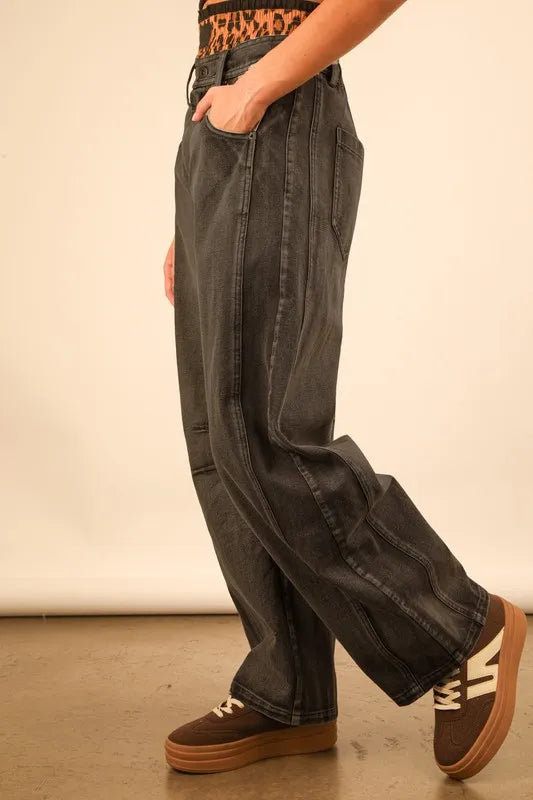Wide Leg Comfy Jeans.
