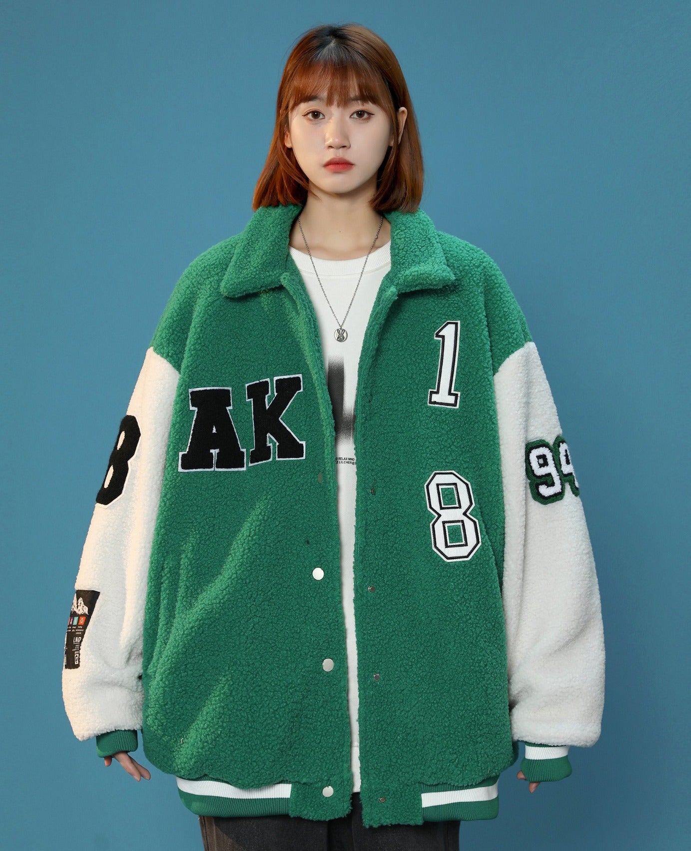 Year 94 Furry Varsity Jacket